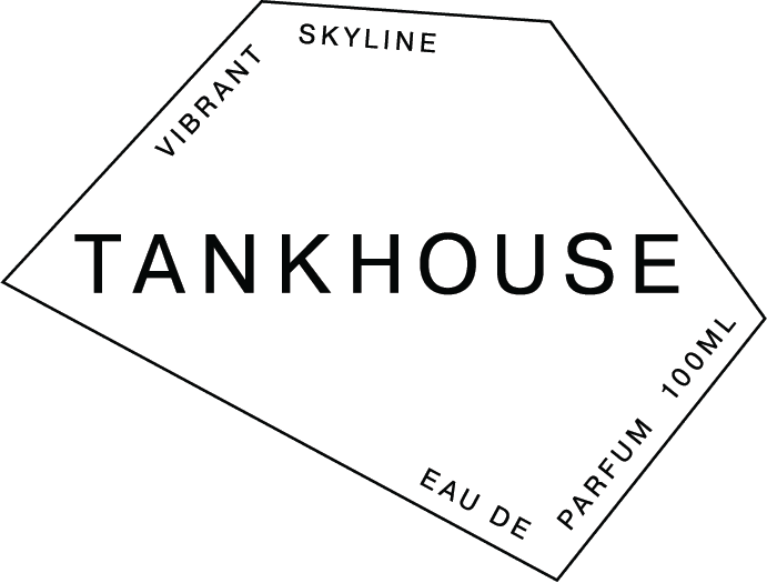 Vibrant Skyline Label